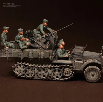 1/35 Vaik Sõdur mudel komplektid joonis värvitu ja ise kokkupandud（Nr tankid） A-1445