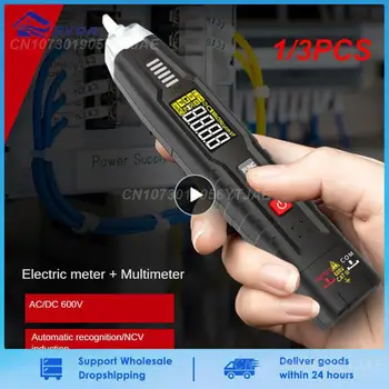 1/3TK Digital Pen Tüüpi Multimeeter DC VAHELDUVVOOLU Tester Smart Multi-meetrine Voltmeeter alumine kütteväärtus Faaside Järjestus Auto Ulatudes Multimetre