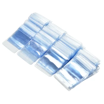 100 Tk Läbipaistvast Plastikust Mini Ziplock Ehted Kotid Väikeste Rohkem Paksem Crystal Pakendamise Kotid On Korduvkasutatavad Pochette Tõmblukk Koti Lukk