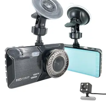 1080P Dashcam videosalvesti Sõidu Esi-Ja Tagumine Auto Salvestamise Öö lainurk Dashcam Video Registripidaja Car DVR