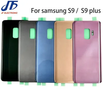10tk/Palju Tagasi Klaasi Asendamine Samsung Galaxy S9 Plus G965 G960 G960F G965F Patarei Kaane Taga Uks Eluaseme Šassii Keha