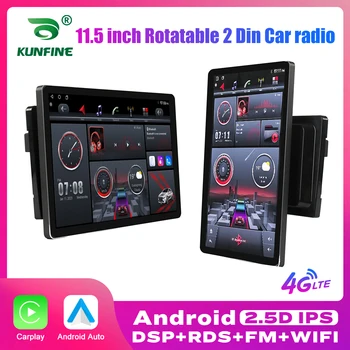 11.5 Tolline Pööratav Vertikaalselt Ekraani Auto Raadio 2 Din Android Multimeedia DVD Mängija GPS Navigation Autoradio Carplay Android Auto