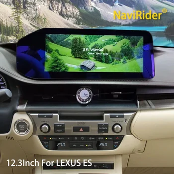 12.3 tolline 128GB Auto Android Ekraani Carplay Jaoks Lexus ES350 ES 300h 250 350 300 ES330 Autoradio GPS Raadio Multimeedia Video Player