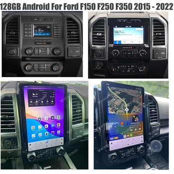 14.5 tolline Android autoraadio Ford Raptor F150 F250 F350 2015 - 2022 Tesla Ekraan, GPS Autoradio Multimeedia Video Player