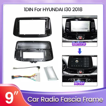 2 Din Auto Raadio Sidekirmega Kohta Hyundai i30 2017 2018 CD DVD Navigation Stereo Raam Plaat Adapter Paigaldus Kriips Paigaldus Võru