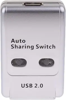 2 Ports USB 2.0 Auto Jagamine Lüliti Hub Kontrolli Kasti Printer Scanner