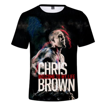 2023 Hot Müük Kõrbema Chris Brown 3D Trükitud T-särk Unisex Suvel Lühikese Varrukaga T-Särk Meestele, Vabaaja Streetwear Liiga Tops Tees