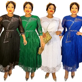 2023 Pluss Suurus Aafrika Kleidid Naistele Dashiki Segast Prindi Plisseeritud Aafrika Riided Aafrika Riided Jõulud Kleit Kleit