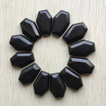 2023 Uus naturaalne must obsidian Kirstu juhatuse Kaunistused ja dekoratsioonid, Kõigi Pühakute Päeval kingitusi 12tk Hulgimüük free shipping