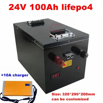 2500WH liitium batterry 24v 100AH lifepo4 bluetooth APP Liitium-Raud-Fosfaat RS485 Kommunikatsioon jaoks inverter +10A laadija
