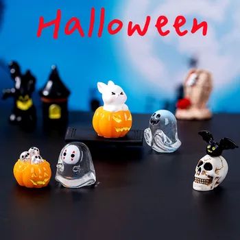 2TK Halloweeni Kaunistused Vaimu Figuriin Vaik Mini Kolju Laua Kaunistamiseks Näota Monster Pvt Kõrvits Miniatuuri Home Decor