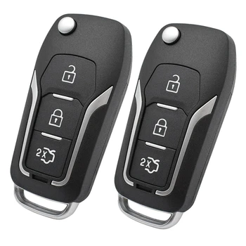 2X Auto Remote Key Shell Remote Key Juhul Kaas Ford Focus Fiesta, Mondeo, S-Max C-Max