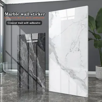 3D Imitatsioon Marmorist Plaat Kleebis Tapeet Köök Auk Veekindel Alumiinium-plastik Juhatuse isekleepuvad Seina Kleebis