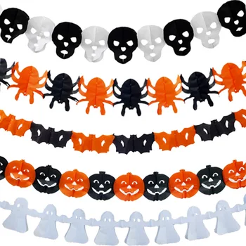 3M Halloween Teenetemärgi Asjade Tõmba Lipp Spider Pvt Vaimu Pea Kõrvits Paber Tõmba Ghost Festival Stseeni Paigutus
