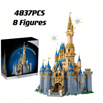 4837Pcs Princess Castle ehitusplokid Ühilduv 43222 Princess Palace Modulaarne Tellised DIY Mänguasjad Tüdrukute Täiskasvanud jõulukinke