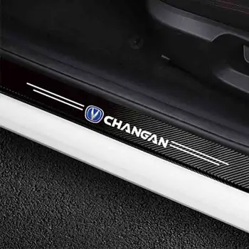 4tk Auto ukse läve pagasiruumi Carbon Fiber Kleebis jaoks Changan cx70 cs15 cs35 pluss cs55 cs35 hunter alsvin 2021 auto tarvikud