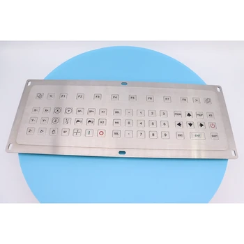 59 võti vastupidav metallist kompaktne tööstuslik roostevabast terasest klaviatuur