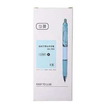 5TK K35 vajutage pliiatsi lihtne Rollerball pen 0.5 õpilane eksami office pintsel pliiats kiire kuiv tindiga pliiats