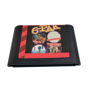 6-PAK 16 Bit MD Mäng Kaardi Jaoks Sega Mega Drive Jaoks ja Algse Konsool