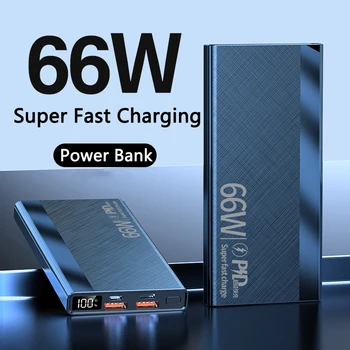 66W 30000mAh Power Bank Super Kiire Laadimine iPhone 13 14 Huawei Xiaomi Samsung PD 20W Välise Aku Laadija Powerbank