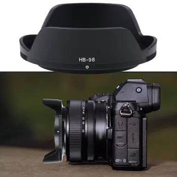 ABS Objektiivi Varjuk Asendamine Must HB-98 52mm Kaamera Objektiiv Päikesevarju kaitsekilp NIKON Z24-50mm f4-6.3 Kaamera Tarvikud
