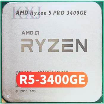 AMD Ryzen 5 3400GE R5 3400GE 3.3 GHz Kasutada Quad-Core Kaheksa-Lõng 35W CPU Protsessor YD3400C6M4MFH Pesa AM4