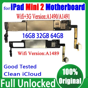 Algse 100% Lukustamata Emaplaadi iPad Mini 2 Emaplaadi Wifi Versioon-A1489 / Wifi+3G Versiooni-A1490 A1491 Tasuta iCloud Plaat