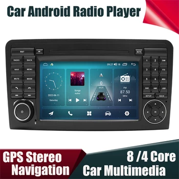 Android 12 Auto Multimeedia GPS Navigation System Stereo Raadio Mängija Mercedes Benz W164 X164 ML/GL-klassi ML350 juhtseade BT