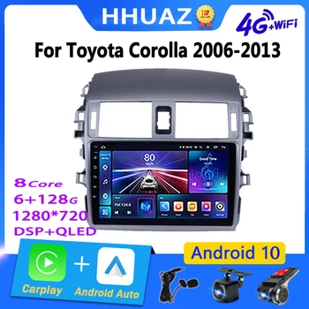 Android autoraadio Carplay Toyota Corolla 10 E140 E150 2006 - 2013 Multimeedia Video Mängija Navigation Stereo GPS 2din