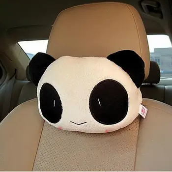 Armas Loov Panda Auto Auto Kaela Ülejäänud Padi Peatugi Padja Matt, Pehme, Mugav Cartoon Panda Auto Padi