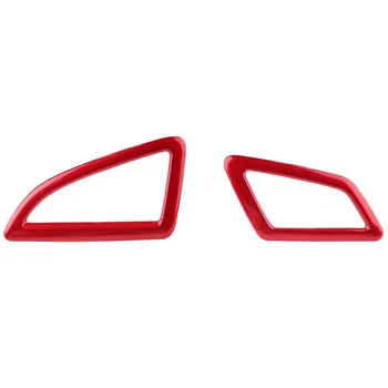 Armatuurlaua Õhu Ventiili Tuul Pistikupesa Kate Sisekujundus Kleebis 10. Gen Honda Civic 2016-2020 - Punane