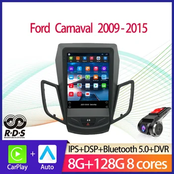 Auto Gps Navigatie Android Tesla Stijl Verticale Ekraani Voor Ford Carnaval 2009-2015 Auto Raadio Stereo Multimeedia Speler