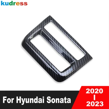 Auto Juht Valgus Lambi Lüliti Nupp Paneeli Katta Sisekujundus Jaoks Hyundai Sonata 2020 2021 2022 2023 Süsinikkiust Interjööri Aksessuaarid