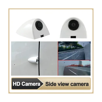 Auto Kleebis, Paigaldus Pool View Kaamera Night Vision HD Pool View Blind Spot Parking Abi Vasakule ja Paremale Kaamera Valge