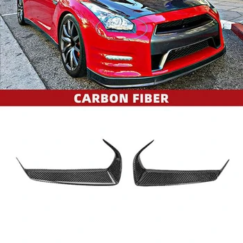 Auto Päris Carbon Fiber Front Head Valguse Lamp Kulmu Raam Katta Osad Nissan GTR R35 2008-2016