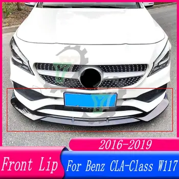 Auto esistange Lip Spoiler Splitter Difuusor Body Kit Kate Guard Jaoks Mercedes-Benz C117/W117 CLA 180 220 260 200 2016-2019