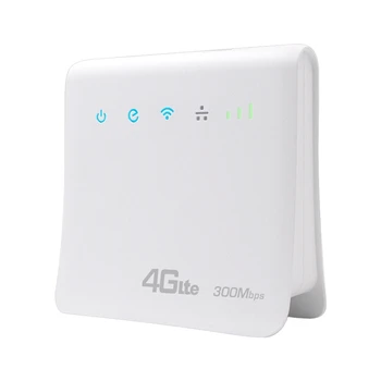 BAAY 300Mbps Wifi Ruuterid 4G LTE CPE Mobiil Ruuteri LAN Porti, Toetab SIM-Kaardi Kaasaskantav Juhtmevaba Wifi Ruuter-EU Pistik