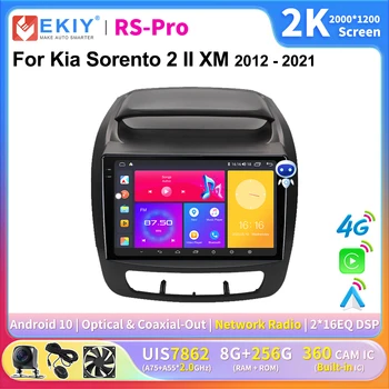EKIY 2K Ekraani CarPlay Raadio Kia Sorento 2 II XM 2012-2021 Android Auto 4G Auto Multimeedia Mängija, 2Din Ai Hääl GPS Autoradio