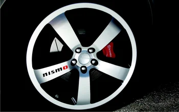 Eest x8 NISMO Auto / Auto VINÜÜL Kleebis Decal Ratta Racing 4X4 Rim Embleem Logo Komplekt 8