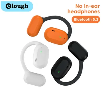 Elough Bluetooth 5.2 Kõrvaklapid Juhtmevabad Kõrvaklapid Koos Mikrofoniga, Veekindel Kõrva Konksud HiFi Stereo Muusika Sport Peakomplekti Telefoni