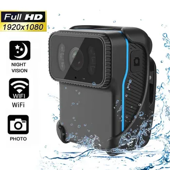 FHD 1080P Mini Action Kaamera Kaasaskantav WiFi DV Videokaamera Aasa Diktofon Veekindel Öise Nägemise Kaamera MP4 Video Tasku Keha Camcorde