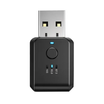 FM01 Auto Handsfree USB-Bluetooth-Ühilduva Vastuvõtja Juhtmevaba Helistamine FM-Adapter