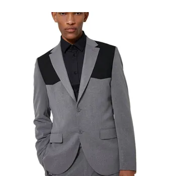 Fashion design Meeste Ülikond, Kostüüm Homme Slim Fit 2 Töö Äri Ülikonnad, mis on Sätestatud Pulm Grooms Peigmehe Smoking(Pintsak+Püksid)