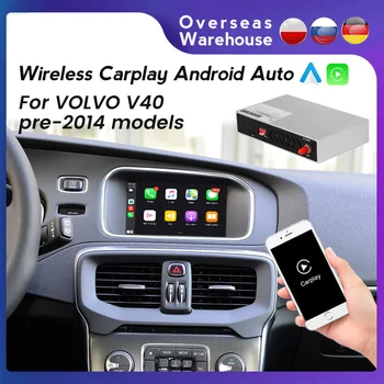 Fellostar auto GPS multimeedia Android Auto Wireless Apple Carplay VOLVO V40 2014 pre-2014 Dekoodri Moodulit peegel link