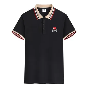 Golf meeste polo särk Meeste lühikese varrukaga, kanna trükitud Polo särk Meeste äri street casual riided top Golf spordi T-särk