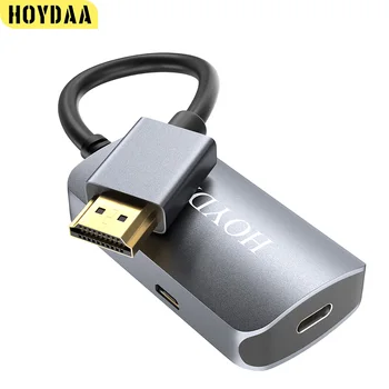 HDMI Type C Kaabel, Adapter HDMI-Sisend USB-C 3.1 Väljund Converter 1080P 4K USB-3.1 Adapter