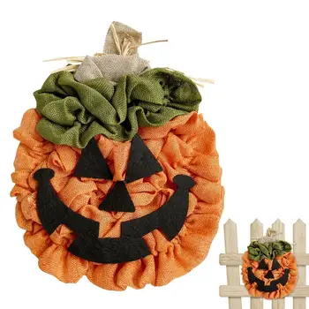 Halloween Pumpkin Kaunistused Pärg Jaoks Välisuks Käsitöö Halloween Ring Pärjad Seinale Riputatud Väljas Pidulik Decor Kodus