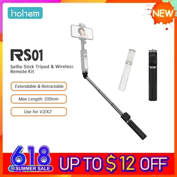 Hohem RS01 Selfie Kinni Statiivi Pikendatav Ülestõstetav Stabiilne Kompaktne Remote Control Kit for iSteady V2 / X2 / XE / Pro 4