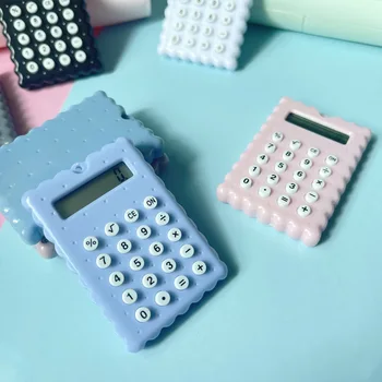 Hot Müük Õpilaste Mini Elektrooniline Kalkulaator Candy Värvi Arvutamisel Kontoritarbed Kingitus Super Väike Mini Elektrooniline Kalkulaator