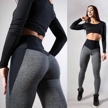 Hot müük seksikas värv-tõkestamine, jooga treeningu puusa tõste püksid Naiste mood säärised Pingeline Pükste Pliiats Jooga Püksid 2023